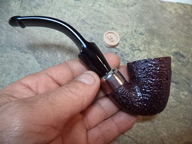 dry 3621 savinelli system N5 DRY BRUNA RUSTICATA SAVINELLI SYSTEM 3621 PFEIFE PIPA